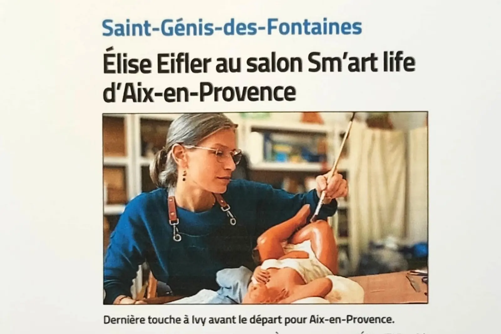 Elise Eifler au Salon du SM'Art Life 2026